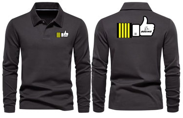 BOEING LIKE LONG SLEEVE POLO